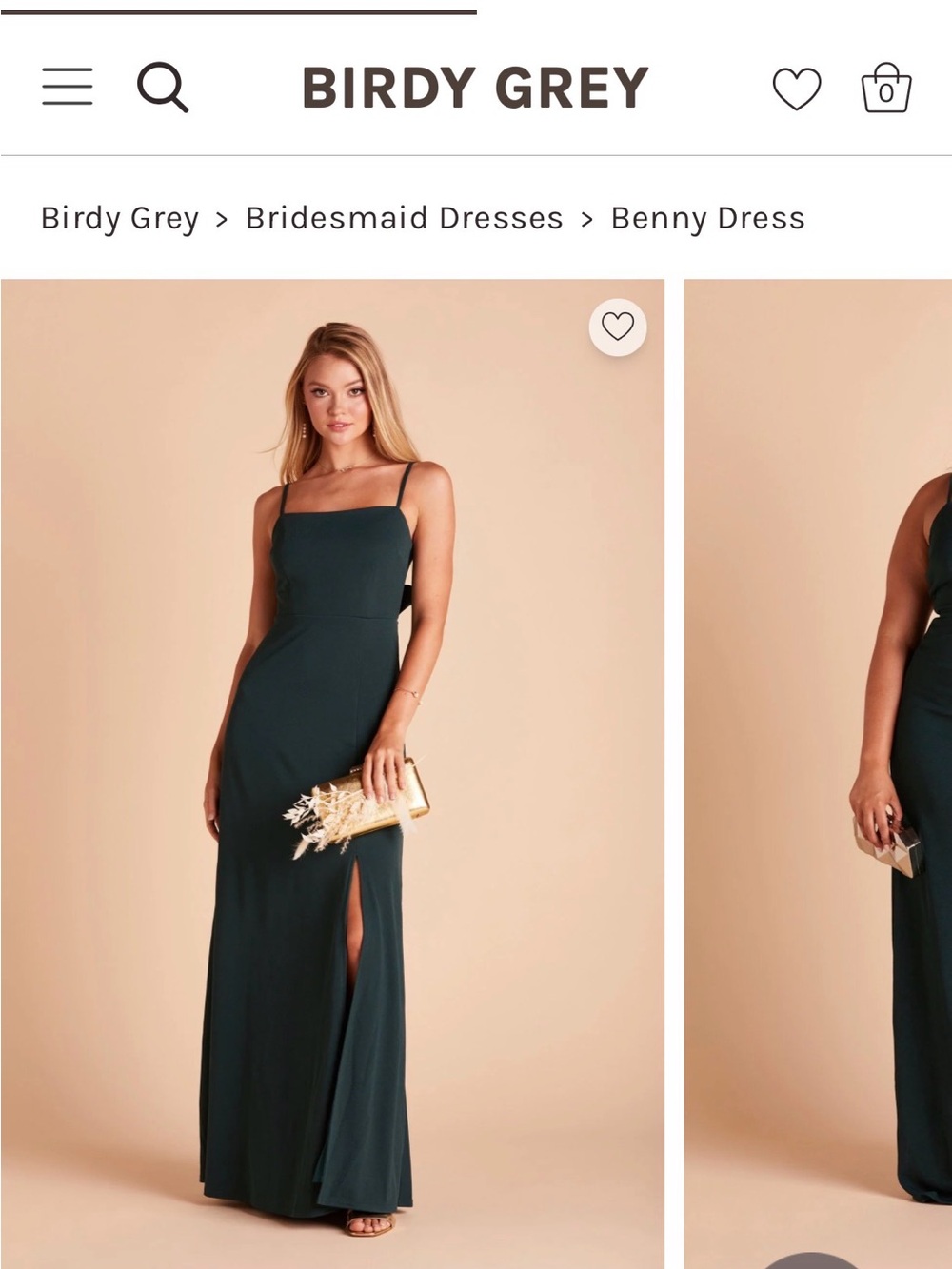 Birdy Grey Benny Maxi Dress in Jade Green